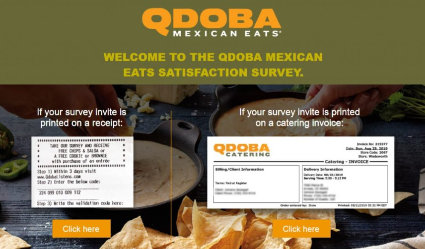 Qdoba Guest Satisfaction Survey